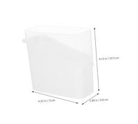 COLLBATH Boîte de Rangement pour Fromage avec Couvercle Transparent et Facile à Nettoyer pour Réfrigérateur et Stockage de Beurre Jambon et Fruits Organisateur Compact et