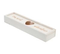 COLLBATH Boîte De Test De Grossesse Élégante En Bois Boîte De Rangement Décorative Pour Bâtonnets De Test Annonce De Naissance Souvenir De Maman Avec Couvercle