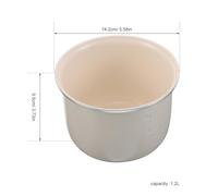 COLLBATH Bol Intérieur Pour Cuiseur à Riz Insert De Casserole Pour Cuiseur à Riz Bol De Cuisson Intérieur Antiadhésif Marmite Avec Balance Cuve Intérieure White