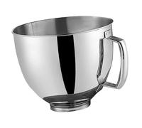 COLLBATH Bol Mélangeur en Acier Inoxydable 5 Litres Compatible Robot Pâtissier à Tête Incliné, Bol de Remplacement Ménager pour Mixage Culinaire, Accessoire Robuste pour Préparation