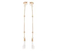 COLLBATH Boucles D’oreilles Clips Anti-perte En Métal Pendentif Cœur, Pour Femme, Accessoires Écouteurs Sans Fil, Usage Quotidien, Design Léger Et Confortable