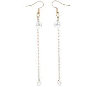 COLLBATH Boucles D'oreilles Pendantes Chic Ligne D'oreille pour Écouteurs sans Fil, Accessoires Légers en Matériau Naturel, pour Femmes, Usage Quotidien et Sport, Couleur Éclatante, Paire