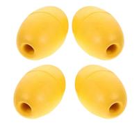COLLBATH Bouée D’ancrage Bateau 4 Pièces en PVC Jaune pour Kayak et Canoë | Installation Facile, Visibilité Renforcée, Forme Ovale, pour Pêche, Mouillage, Cordage, Bateau Quai