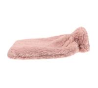 COLLBATH Bouillotte Pratique Plastique avec Housse Peluche Rose Imitation Lapin Chauffe-mains Adorable et Portable pour Hiver Douleurs Usage Intérieur et Extérieur