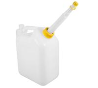 COLLBATH Bouteille Doseuse D'huile 4l en Plastique Abs avec Bec Verseur, Récipient de Mesure Gradué pour Moteurs 2 Temps, Compatible Tronçonneuse, Débroussailleuse et Tondeuse, Flacon