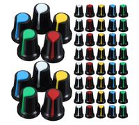 COLLBATH Boutons de Commande Potentiomètre 6 MM Intérieur Lot de 150 Pièces Plastique Multicolore Boutons Rotatifs Cœur Ergonomiques pour Tables de Mixage Audio Contrôle Volume et