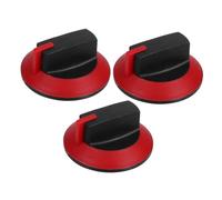 COLLBATH Boutons De Cuisinière à Gaz Abs Résistants Dispositif Anti-fuite, Commande Précise Pour Brûleur, Lot De 3 Pièces Universelles, Usage Professionnel Et Restauration