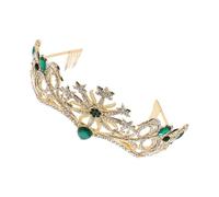 COLLBATH Bridal Crown Headband Rhinestone Queen Tiara Lightweight Alloy Wedding Birthday Hair Accessory For Brides And Parties