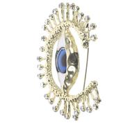 COLLBATH Broche Épingle Rétro Œil Angélique Avec Strass Accessoire Élégant Pour Chapeaux Et Manteaux Épingle Décorative Unique Parfait Pour Et Famille