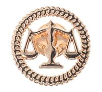 COLLBATH Broche Symbole de la Justice : Balance - Insigne juridique inspirant - Accessoire de revers de veste pour étudiants en droit, décoration de col de chemise ou de manteau