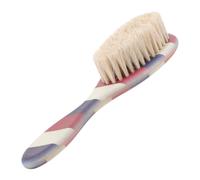 COLLBATH Brosse à Barbe pour Hommes en Crin de Cheval et ABS Brosse de Toilettage Multifonction pour Coiffure et Nettoyage Visage Légère et Portable Outil de Mise Barbe