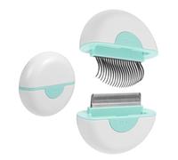 COLLBATH Brosse Chat Brosse à Poils de Chat détachant excrétion de Chien Cat Brush Cat Hair Brush Peigne Brosse à Cheveux Brosse de toilettage pour Animaux de Compagnie Plastique Green