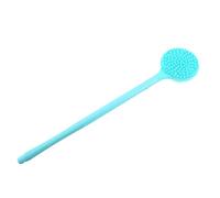 COLLBATH Brosse de Bain Silicone Double Face à Long Manche Exfoliante et Douce pour Dos Massage et Nettoyage Corps Adaptée Hommes Femmes Seniors