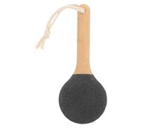 COLLBATH Brosse et exfoliant pour les pieds sous la douche | Outil pour éliminer les peaux mortes | Lime à pieds portable et efficace, pour une utilisation sur le sol de la douche (Noir)