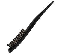 COLLBATH Brosse Lissante Poils de Sanglier avec Manche Bois Brosse Démêlante et Coiffante pour Différents Types de Cheveux pour Cheveux Bouclés et Fins