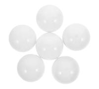 COLLBATH Cache Ampoule LED en PC Blanc, Abat-jour Semi-sphérique pour Ampoules Globe, Anti-buée, Lot de 6, Installation Facile pour Éclairage Résidentiel et Commercial
