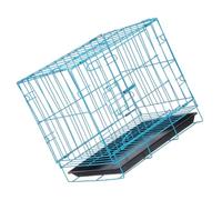 COLLBATH Cage Portable pour Animaux De Compagnie Construction en Fil Métallique Cage pour Chat Facile À Transporter Bien-être De Lanimal