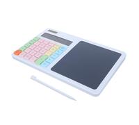 COLLBATH Calculatrice Silencieuse Solaire Portable 12 Chiffres avec Tablette Écriture LCD en Abs pour Bureau et Applications Professionnelles