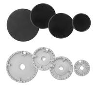 COLLBATH Capuchon Bruleur Gaziniere en Aluminium et Fer, Kit Remplacement Tête de Brûleur pour Cuisiniere Gaz, Facile à Nettoyer, pour Poêle