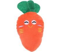 COLLBATH Carotte en Peluche pour Chien, Chiot, à Mâcher, Couine | Orange, Usage Intérieur pour Exercice et Détente, de Confort, Sonore Quand On le Presse