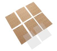 COLLBATH Cartes De Pratique Nail Art Double Face Réutilisables Pour Débutants Et Professionnels Support Dessin Ongles Main Manucure Feuilles Pet Transparentes Incluses