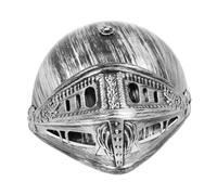 COLLBATH Casque Romain De Guerrier Cosplay, Chapeau De Fête En Plastique Rigide, Taille Unique, Accessoire Pour Adultes Et Garçons Et Filles, Costume De Guerrier Pour Événements Et Performances