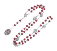 COLLBATH Chapelet Catholique Perles Légères Collier de Prière Vintage pour Femmes Accessoire Polyvalent pour Cérémonies et Usage Quotidien