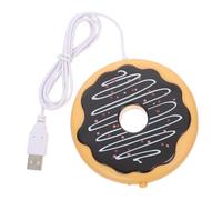 COLLBATH Chauffe-Tasse USB Créatif en Plastique Surface Chauffante 75-80°c, Tapis Isolant Pratique pour Thé et Lait à Couleur Aléatoire