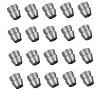 COLLBATH Coin De Hache en Fer Robuste 20 Pcs Diamètre 10 Mm pour Fixation Manche De Marteau Et Outil De Jardinage, Accessoires De Renforcement Solide Et Pratiques, Usage Charpentier Et Constructeur