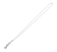 COLLBATH Collier ADN double hélice, 2 pièces, pendentif antique avec structure moléculaire génétique, bijoux fantaisie, science et chimie