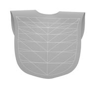 COLLBATH Collier Guide De Coupe Cheveux En Silicone Grosse Taille Protection Anti-chute Pour Coiffeurs Professionnels Et Amateurs à Domicile, Accessoire De Salon De Coiffure Gris