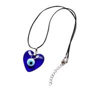 COLLBATH Collier Pendentif Mauvais Œil Tendance En Verre Pour Femme Collier Avec Nom Chaîne À Porter Au Quotidien