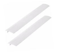 COLLBATH Combleurs D'espace Pour Cuisinière Gaz 63 Cm Bande Étanche Blanche Matériau Résistant à La Chaleur Protection Anti-graisse Cuisine 2 Pièces Accessoires De Plan De Travail