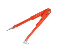 COLLBATH Compas de Traçage en Métal Réglable Grand Format 25x90 Cm pour Travail du Bois, Compas de Précision avec Séparateur D'ailettes et Porte-crayon, Outil de Marquage Technique