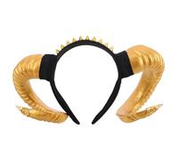 COLLBATH Cornes de Démon Gothique pour Adultes Tête Cornes de Mouton Punk Halloween Accessoire Cosplay Animal