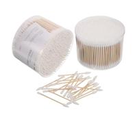 COLLBATH Cotons-tiges à Double Embout 1000 Pcs - Pointes Rondes, Spirales et Fines - Applicateurs en Coton Doux pour Maquillage, Nettoyage des Oreilles et Nail Art - Usage