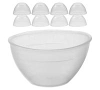 COLLBATH Coupelles de Bain Oculaire Portables Matériau Doux 10pcs en Plastique Souple, Rinçage des Yeux sans Irritation pour Lavage et Usage en Salle de Bain