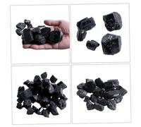 COLLBATH Cristal De Tourmaline Noir De 2 Cm pour La Fabrication De Bijoux La Métaphysique L'équilibre des Chakras Un Usage Quotidien