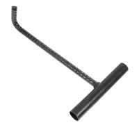 COLLBATH Crochet en Acier Robuste pour Couvercle de Canalisation et Porte Roulante, Levier Pratique Anti-chute, pour Maintenance en Usine et Égouts