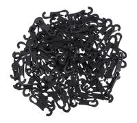 COLLBATH Crochets Plastique ABS 100pcs pour Housses de Siège Auto avec Design Antidérapant pour Intérieur de Voiture et Coussins de Siège