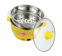 COLLBATH Cuiseur Vapeur Électrique Multifonction Marmite Double Acier Inoxydable Brûlure Cuisson Vapeur et Bouillie pour Maison et Bureau Couleur Aléatoire Couleur Aléatoire