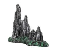 COLLBATH Décor de Pierres pour Aquarium en Pierre Cimentée Forme Montagne pour Paysage D'aquarium, Compatible Crevettes et Animaux Aquatiques, pour Aménagement de Bassin