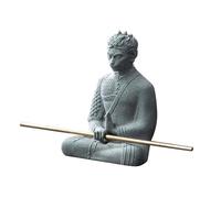 COLLBATH Décoration Aquarium Résine Wukong pour Paysage sous-Marin Ornement Zen Polyvalent pour Aquarium Bureau et Terrarium Betta