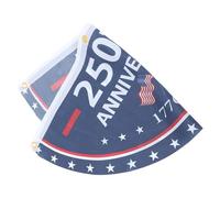 COLLBATH Décoration suspendue pour Memorial Day et vitrines - Drapeau 1776-2026 avec couture épaisse et œillets doubles - Bannière patriotique 90 x 45 cm