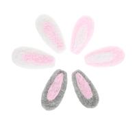 COLLBATH Décorations De Fête De Pâques -tête En Feutre De Laine Oreilles De Lapin 3 Paires -tête Accessoires De Costume De Lapin De Pâques