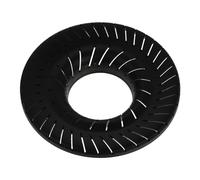 COLLBATH Distributeur De Feu Pour Brûleur De Cuisinière à Gaz Noir 3 Anneaux, Accessoire Économiseur D’énergie, Compatible Poêle Encastrée, Cuisson Homogène Et Chauffage Rapide