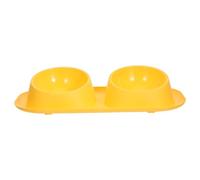 COLLBATH Double pour Animaux Légère et Bol Antidérapant Plastique Sûr pour Nourriture et Eau Adaptée Aux Petits Chiens et Chats Usage Intérieur et Extérieur