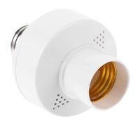 COLLBATH Douille E27 blanche de lampe intelligente à commande vocale, pour ampoule LED et incandescente, facile à installer et retirer, sans application, pour salon et Plusieurs styles