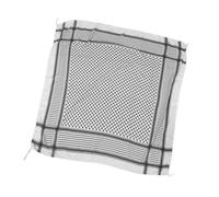 COLLBATH Écharpe Arabe avec Bouffants et Franges Foulard Palestinien pour Musulmans Protection Solaire et Accessoire Costume
