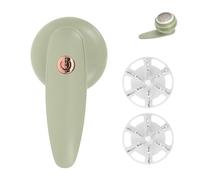 COLLBATH Éliminateur de Peluches Électrique Rechargeable pour Vêtements Rasoir à Charpie Compact 2 Lames Protection Tissu en Nid D’Abeille Usage Domestique et Voyage Détachant
